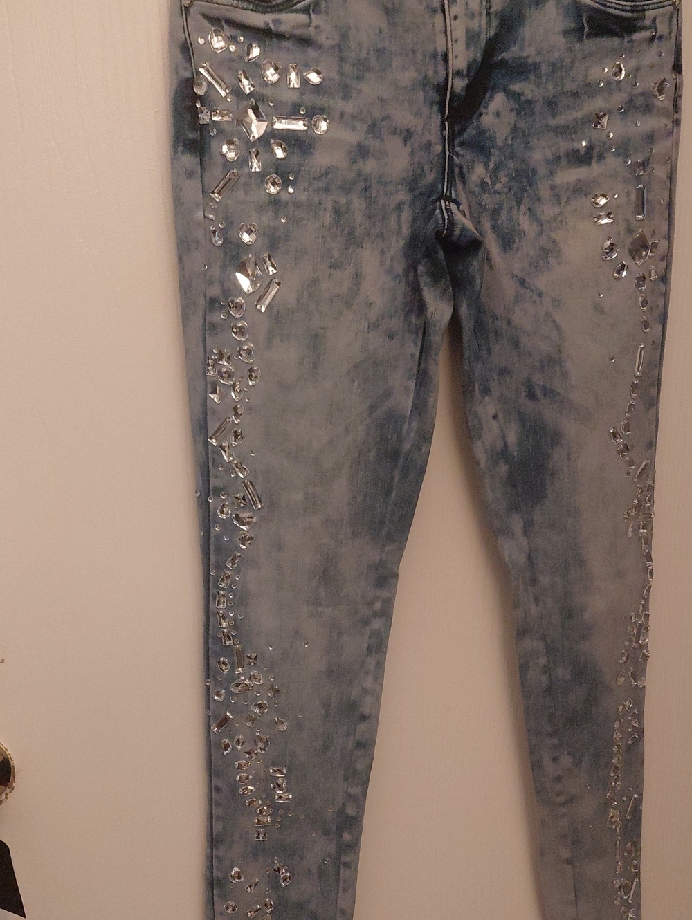 Venus Studded Bedazzled Skinny Jeans